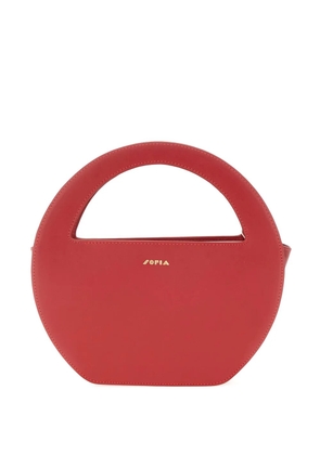 SOFIA mini Edda round tote bag - Red