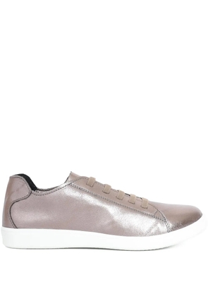 Sarah Chofakian leather sneakers - Silver