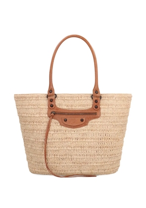 Balenciaga small Le City Basket tote bag - Neutrals