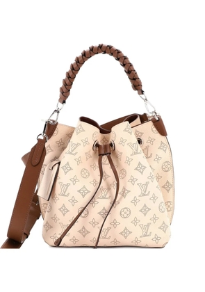 Louis Vuitton Pre-Owned Muria Mahina Leather bucket bag - Neutrals