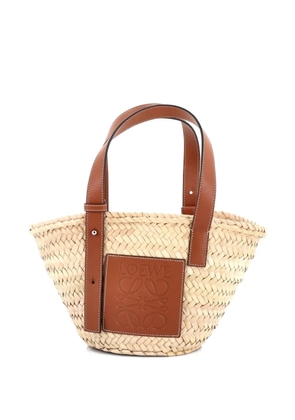 Loewe Pre-Owned Basket Raffia Small tote bag - Brown