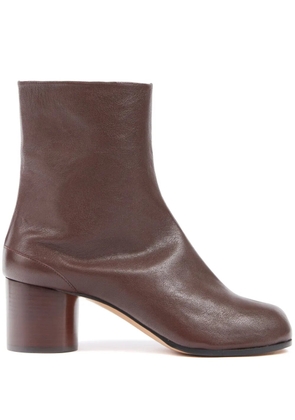 Maison Margiela Tabi 60mm leather ankle boots - Brown
