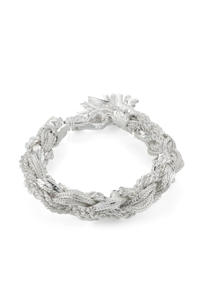 Emanuele Bicocchi rope-chain silver bracelet