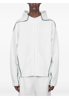 adidas x Arte Antwerp zip-up cotton hoodie - White