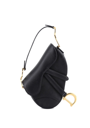 Christian Dior Pre-Owned Saddle Handbag Leather Mini shoulder bag - Black