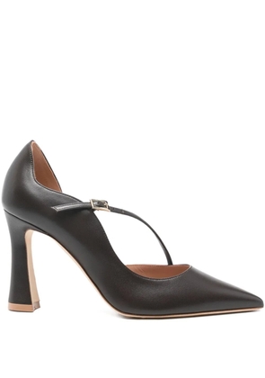 Malone Souliers 95mm Bettina strap pumps - Brown