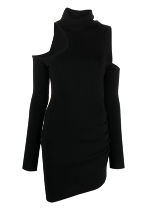 GAUGE81 Piana cut-out merino minidress - Black