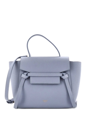 Celine Pre-Owned Belt Bag Textured Leather Nano shoulder bag - Blue