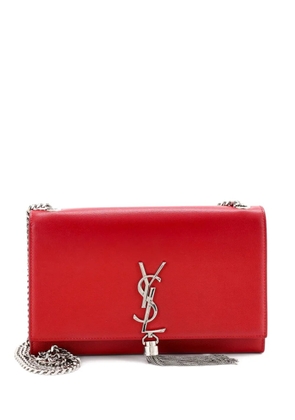 Saint Laurent Pre-Owned Classic Monogram Tassel Leather Medium crossbody bag - Red