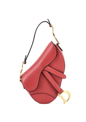 Christian Dior Pre-Owned Saddle Handbag Leather Mini shoulder bag - Pink