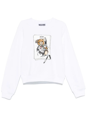 Moschino Teddy Bear-print sweatshirt - White