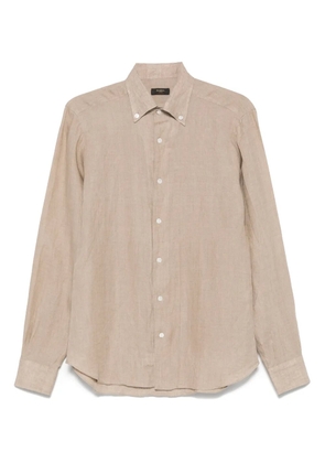 Barba linen shirt - Neutrals