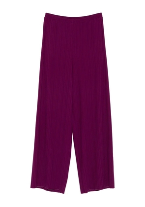 Forte Forte ribbed wide-leg trousers - Purple