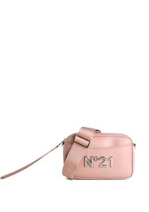 Nº21 logo-appliqué leather shoulder bag - Pink