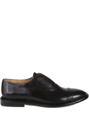 Premiata leather cap-toe derby shoes - Black