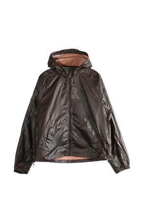 Stüssy crease-effect ripstop jacket - Brown