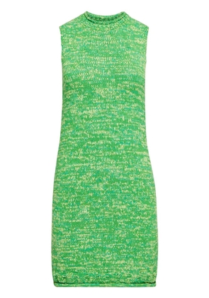 JW Anderson space-dye mini dress - Green
