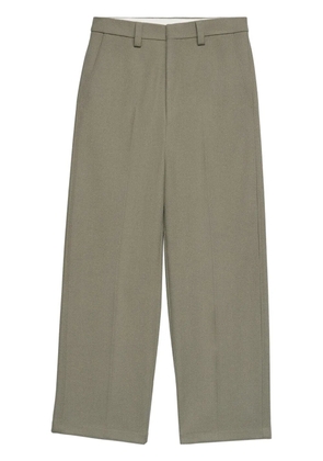 AMI Paris wide-leg knitted trousers - Neutrals