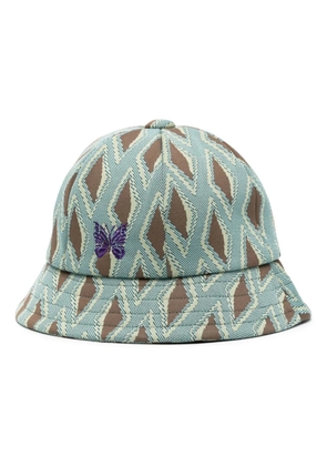 Needles abstract-print bucket hat - Green