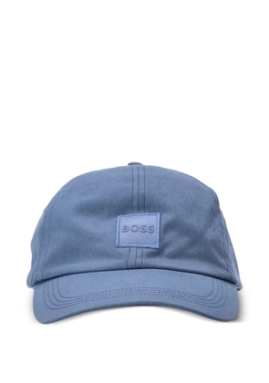 BOSS logo-patch cap - Blue