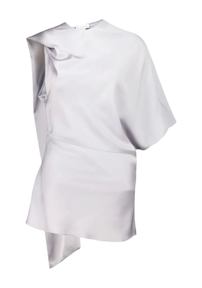 Stella McCartney draped asymmetric top - White