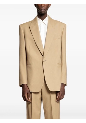 Saint Laurent wool gabardine blazer - Neutrals