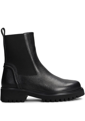 Evaluna leather combat boots - Black