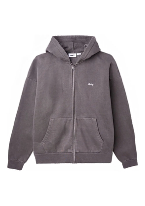Obey zip-up hoodie - Grey