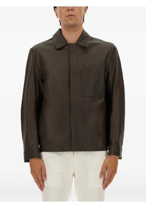 BOSS leather jacket - Brown