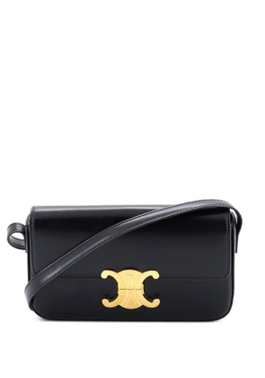 Celine Pre-Owned Triomphe East-West Smooth Calfskin shoulder bag - Black