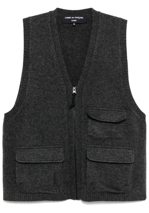 Comme des Garçons Homme zip-up cardigan - Grey