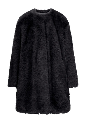 Max Mara faux-fur coat - Black