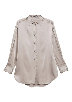 TOM FORD satin shirt - Grey