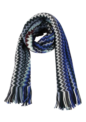 Missoni fringed scarf - Blue