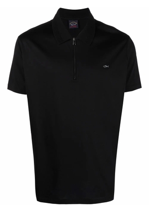 Paul & Shark zip-fastening polo shirt - Black