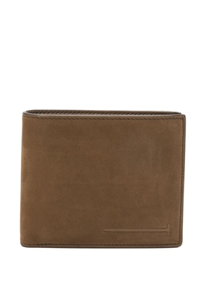 TOM FORD leather bi-fold wallet - Brown