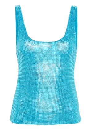 Giuseppe Di Morabito crystal-embellished tank top - Blue