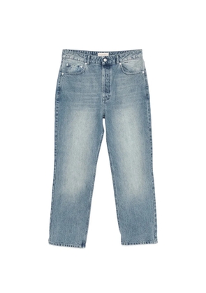 Officine Generale logo-patch jeans - Blue