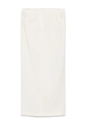 Aya Muse twill maxi skirt - White