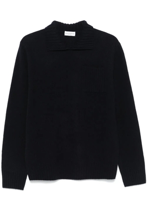 Ballantyne spread-collar sweater - Blue