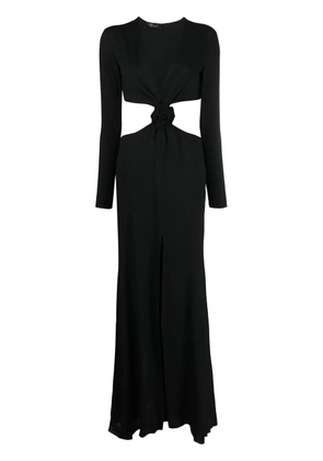 Blumarine cut-out panel dress - Black