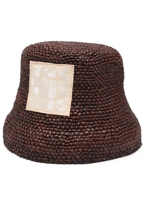 Jacquemus Le Bob Ficiu bucket hat - Brown