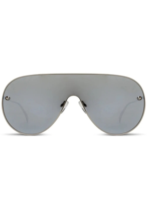 Alexander McQueen Eyewear oversize-frame sunglasses - Silver