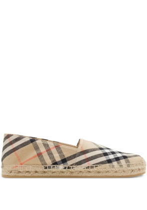 Burberry Check Mews espadrilles - Neutrals