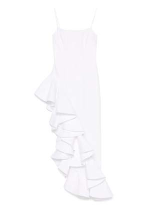 Giuseppe Di Morabito ruffled maxi dress - White