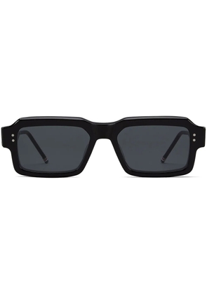 Thom Browne Eyewear rectangular-frame sunglasses - Black