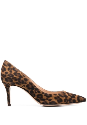 Gianvito Rossi Gianvito 70mm suede pumps - Brown