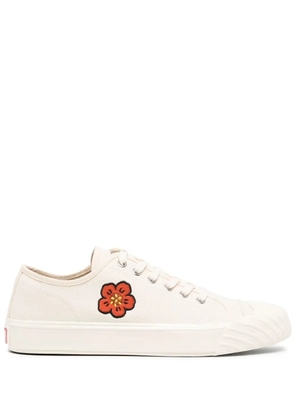 Kenzo embroidered-motif low-top sneakers - White
