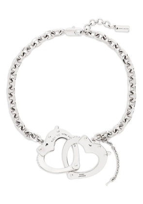 Marc Jacobs heart handcuff necklace - Silver