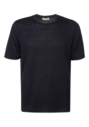 Filippo De Laurentiis linen short-sleeve T-shirt - Blue